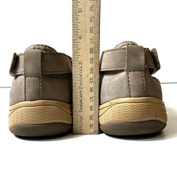 Earth Origins Women 10M Brown Leather Comfort Casual Flat Slip On Mary Jane Shoe - Picture 9 of 11